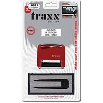 Traxx Stempel 8051  14x38mm zum selbersetzen